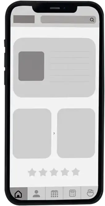Low fidelity mockup
